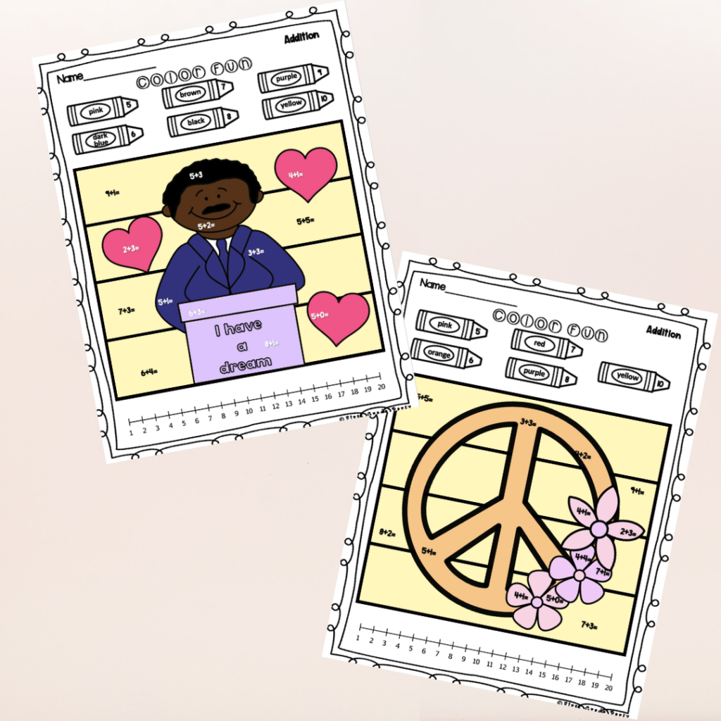 Martin Luther King Day Crafts - First Grade Party
